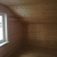 Фото готовых работ - Каркасный дом 6×8 м. + терраса 2,5×4 м.