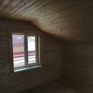 Фото готовых работ - Каркасный дом 6×8 м. + терраса 2,5×4 м.