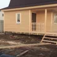 Фото готовых работ - Каркасный дом 7,5х7,5 м (К-7)