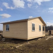 Фото готовых работ - Каркасный дом 6×8 м.