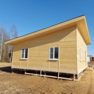 Фото готовых работ - Каркасный дом 10,5х7,5 м