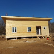 Фото готовых работ - Каркасный дом 10,5х7,5 м