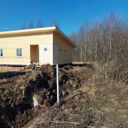 Фото готовых работ - Каркасный дом 10,5х7,5 м