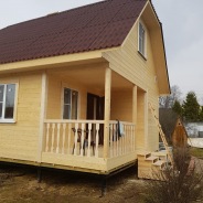 Фото готовых работ - Каркасный дом 6х6 м.