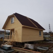 Фото готовых работ - Каркасный дом 6х6 м.