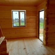 Фото готовых работ - Дом 6×8 м. из проф. бруса камерной сушки
