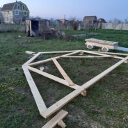 Фото готовых работ - Дом 6×8 м. из проф. бруса камерной сушки