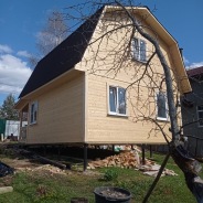 Фото готовых работ - Каркасный дом 6х7,5 м с мансардой (К-2)