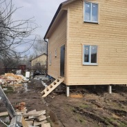 Фото готовых работ - Каркасный дом 7×8 м.