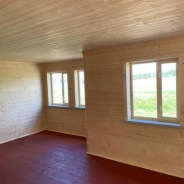 Фото готовых работ - Каркасный дом 9×7 м. + терраса 4.5×2.5 м. (К-15)