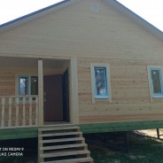 Фото готовых работ - Дом из проф.бруса камерной сушки 8×8 м.