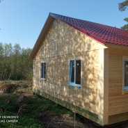 Фото готовых работ - Дом из проф.бруса камерной сушки 8×8 м.