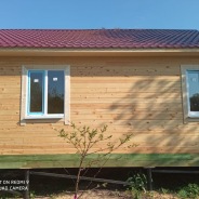 Фото готовых работ - Дом из проф.бруса камерной сушки 8×8 м.
