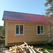 Фото готовых работ - Дом из проф.бруса камерной сушки 8×8 м.