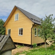 Фото готовых работ - Каркасный дом 7х9 м.