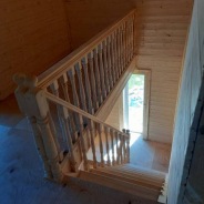 Фото готовых работ - Каркасный дом 10,5х9 м., + крыльцо 2х5 м.