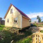 Фото готовых работ - Дом из проф. бруса камерной сушки 6х7 м. (Д-102)