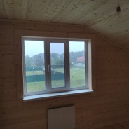 Фото готовых работ - Каркасный дом 8х8 м.