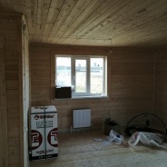 Фото готовых работ - Каркасный дом 8х8 м.