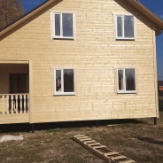Фото готовых работ - Каркасный дом 6х8 м (К-12)