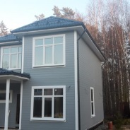 Фото готовых работ - Каркасный дом 7х10 м