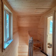 Фото готовых работ - Дом из профилированного бруса камерной сушки 6х7 м.