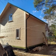 Фото готовых работ - Дом из профилированного бруса камерной сушки 6х7 м.