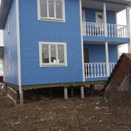 Фото готовых работ - Каркасный дом 8х9 м + терраса 2,5х8 м