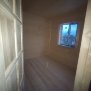 Фото готовых работ - Каркасный дом 6х8 м., с мансардой (К-142)