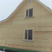 Фото готовых работ - Дом из проф. бруса камерной сушки 6х8 м. (Проект Д-3)