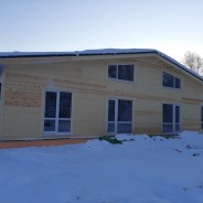 Фото готовых работ - Каркасный дом 17х20 м.