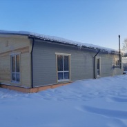 Фото готовых работ - Каркасный дом 17х20 м.