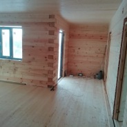 Фото готовых работ - Дом из профилированного бруса камерной сушки 10х9,5 м.