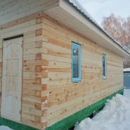 Фото готовых работ - Дом из профилированного бруса камерной сушки 10х9,5 м.