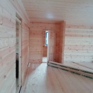Фото готовых работ - Дом из профилированного бруса камерной сушки 10х9,5 м.