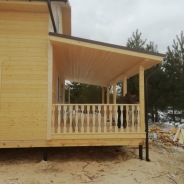 Фото готовых работ - Каркасный дом 11х8 м