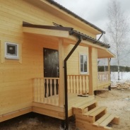 Фото готовых работ - Каркасный дом 11х8 м