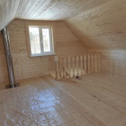 Фото готовых работ - Каркасная баня 6х6 м., с мансардой (К-47)