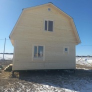 Фото готовых работ - Каркасный дом 6х6 м., с мансардой (Проект К-5)