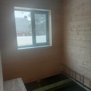 Фото готовых работ - Одноэтажный каркасный дом 6,4х6,4 м