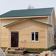 Фото готовых работ - Дом из профилированного бруса камерной сушки 11х7 м