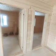 Фото готовых работ - Каркасный дом 7,5×9 м. (К-107)