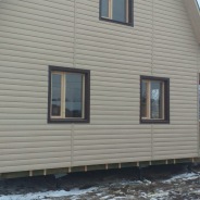 Фото готовых работ - Каркасный дом 6×8 м. с мансардой