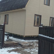 Фото готовых работ - Каркасный дом 6×8 м. с мансардой