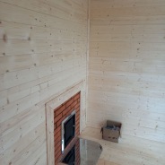 Фото готовых работ - Каркасная баня 5х5 м., с мансардой