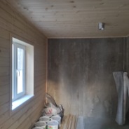 Фото готовых работ - Одноэтажный каркасный дом 10х18 м