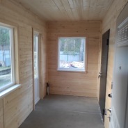 Фото готовых работ - Одноэтажный каркасный дом 10х18 м