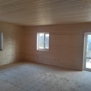 Фото готовых работ - Одноэтажный каркасный дом 10х18 м