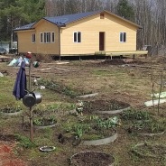 Фото готовых работ - Одноэтажный каркасный дом 10х18 м