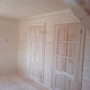 Фото готовых работ - Каркасный дом 6×6. м с мансардой